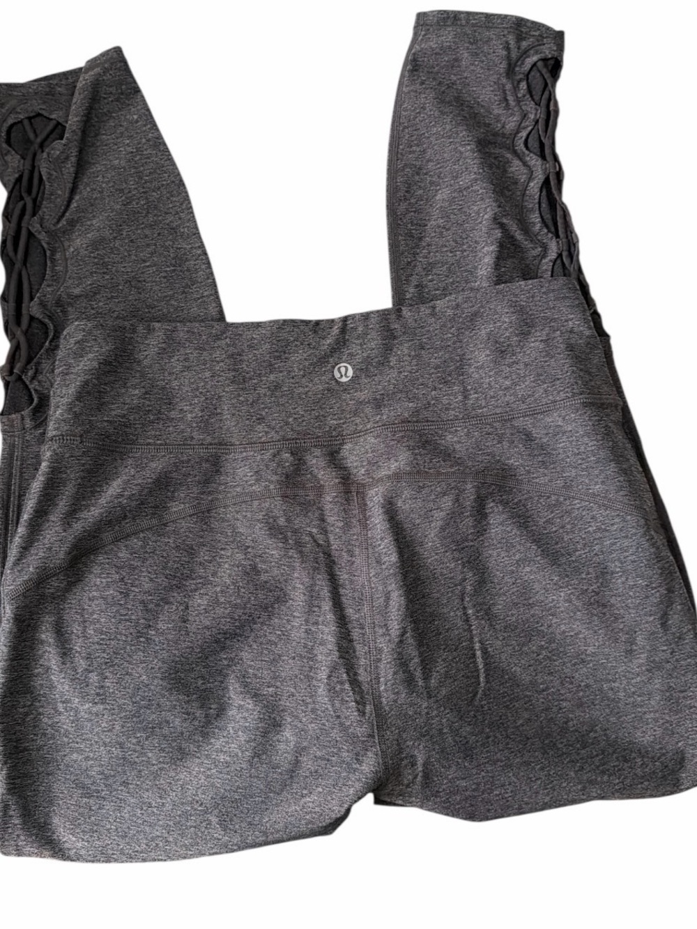 lululemon athletica Charcoal Gray High-Rise 3/4 Leggings size 12